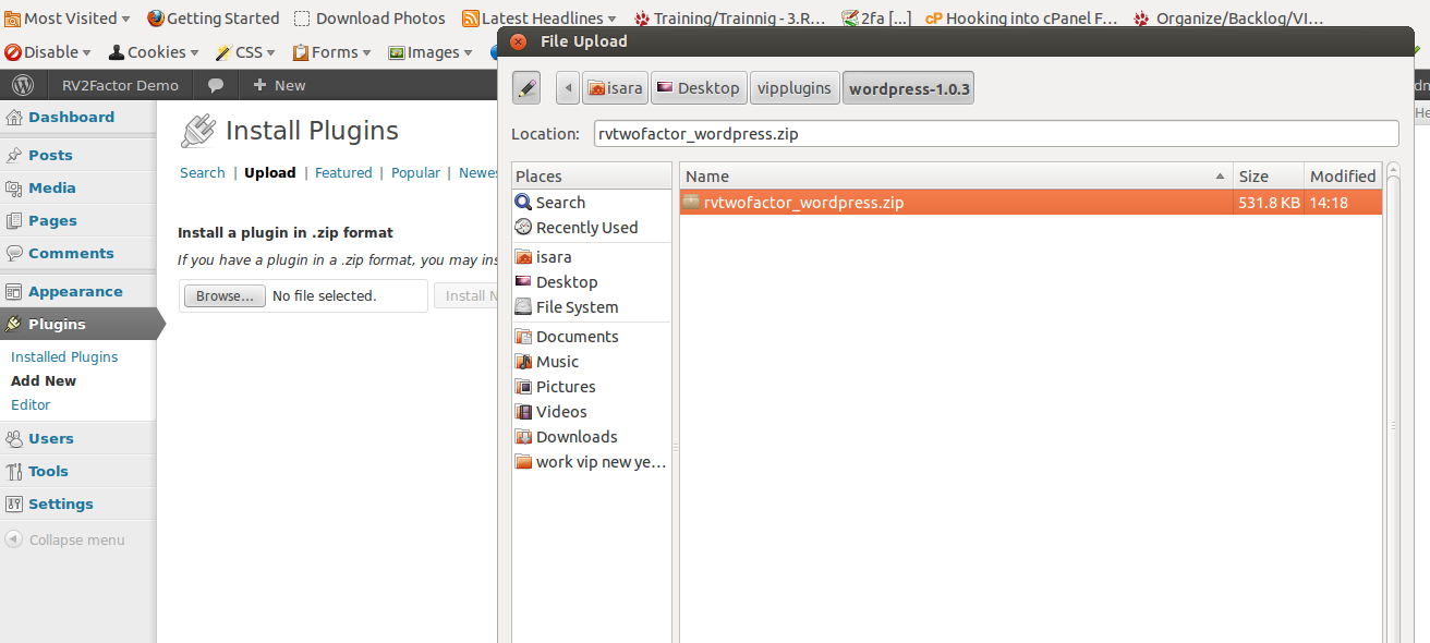 rv2factor browse