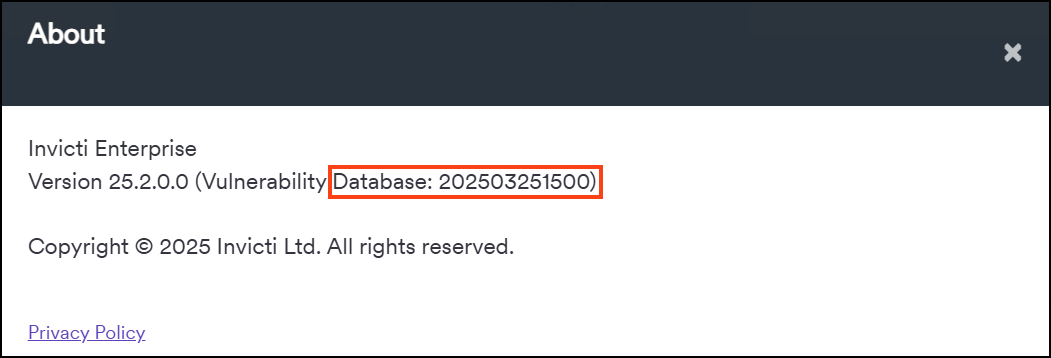 Troubleshoot Vulnerability Database not updated to the correct version in Invicti Enterprise On-Premises.
