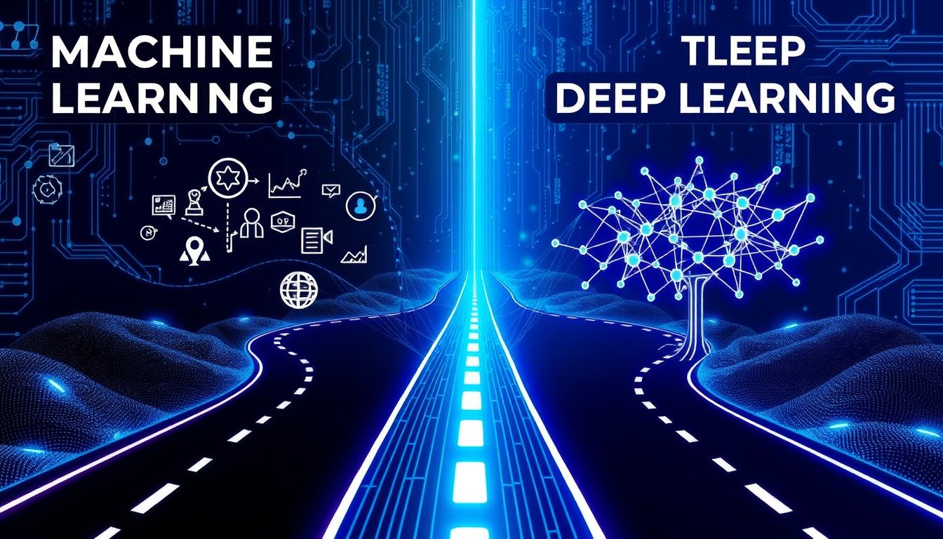 Machine learning vs deep learning