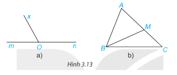 BÀI 8. GÓC Ở VỊ TRÍ ĐẶC BIỆT, TIA PHÂN GIÁC CỦA MỘT GÓC1. GÓC Ở VỊ TRÍ ĐẶC BIỆTBài 1: Quan sát hình vẽ bên. Em hãy nhận xét về mối quan hệ về đỉnh, về cạnh của hai góc được đánh dấu.Đáp án chuẩn: - Đỉnh của hai góc: chung đỉnh- Cạnh: Hai góc chung một cạnh, còn hai cạnh còn lại là hai tia đối nhau.Bài 2: Cho ba tia Ox, Oy, Oz như Hình 3.1, trong đó Ox và Oy là hai tia đối nhau.a) Em hãy nhận xét về quan hệ về đỉnh, về cạnh của hai góc xOz và zOy.b) Đo rồi tính tổng số đo góc hai góc xOz và zOy.Đáp án chuẩn: a) Hai góc chung đỉnh.Hai góc chung cạnh Oz. Hai tia Ox và Oy là hai tia đối.b) xOz=135oyOz=45oBài 3: Hai góc được đánh dấu trong hình nào dưới đây là hai góc kề bù?Đáp án chuẩn: a) Hai góc kề bù.c) Hai góc kề bù.Bài 4: Viết tên hai góc kề bù trong Hình 3.4 và tính số đo góc mOtĐáp án chuẩn: Hai góc kề bù là: góc mOt và tOn.mOt =120oBài 5: Quan sát hình ảnh hai góc được đánh dấu trong hình bên. Em hãy nhận xét quan hệ về đỉnh, về cạnh của hia góc được đánh dấu.Đáp án chuẩn: - Đỉnh: chung đỉnh.- Cạnh: mỗi cạnh của góc này là tia đối của một cạnh góc kia.Bài 6: Cho hai đường thẳng xx’ và yy’ cắt nhau tại O (H.3.5)a) Dự đoán xem hai góc xOy và x’Oy’ có bằng nhau không?b) Đo rồi so sánh số đo hai góc xOy và x’Oy’Đáp án chuẩn: xOy=x Oy'=31oBài 7: Hai góc được đánh dấu trong hình nào dưới đây là hai góc đối đỉnh?Đáp án chuẩn: Hai góc đối đỉnh là: N1và N2.Bài 8: Hai đường thẳng xx’ và yy’ cắt nhau tại O sao cho góc xOy vuông (H.3.8). Khi đó các góc yOx’, x’Oy’, xOy’ cũng đều là góc vuông. Vì sao?Đáp án chuẩn: Các góc yOx’, x’Oy’, xOy’ cũng đều là góc vuông.2. TIA PHÂN GIÁC CỦA MỘT GÓCBài 1: Cắt rời một góc xOy từ một tờ giấy rồi gấp sao cho hai cạnh của góc trùng nhau (H.3.9).Đáp án chuẩn: a) Tia Oz nằm giữa hai cạnh của góc xOy.b) xOz=zOy.Bài 2: Cho góc xAm có số đo bằng 65 và Am là tia phân giác của góc xAy (H.3.12). Tính số đo góc xAyĐáp án chuẩn: Am là tia phân giác của góc xAy xAy=130oBài 3: Quan sát hình vẽ bên.Quả cân ở đĩa cân bên trái nặng bao nhiêu kilogam để cân thăng bằng, tức là kim trên mặt đồng hồ của cân là tia phân giác của góc AOB?Đáp án chuẩn: Khối lượng của quả cân để cân thăng bằng là: 3 kg. BÀI TẬP CUỐI SGK