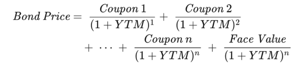 yield to maturity formula