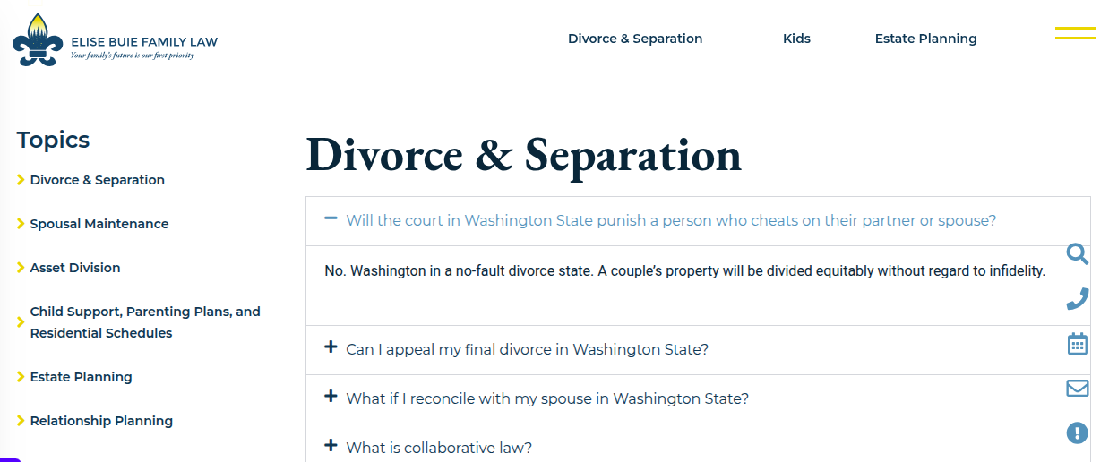 Bing parses the FAQ section from the website.