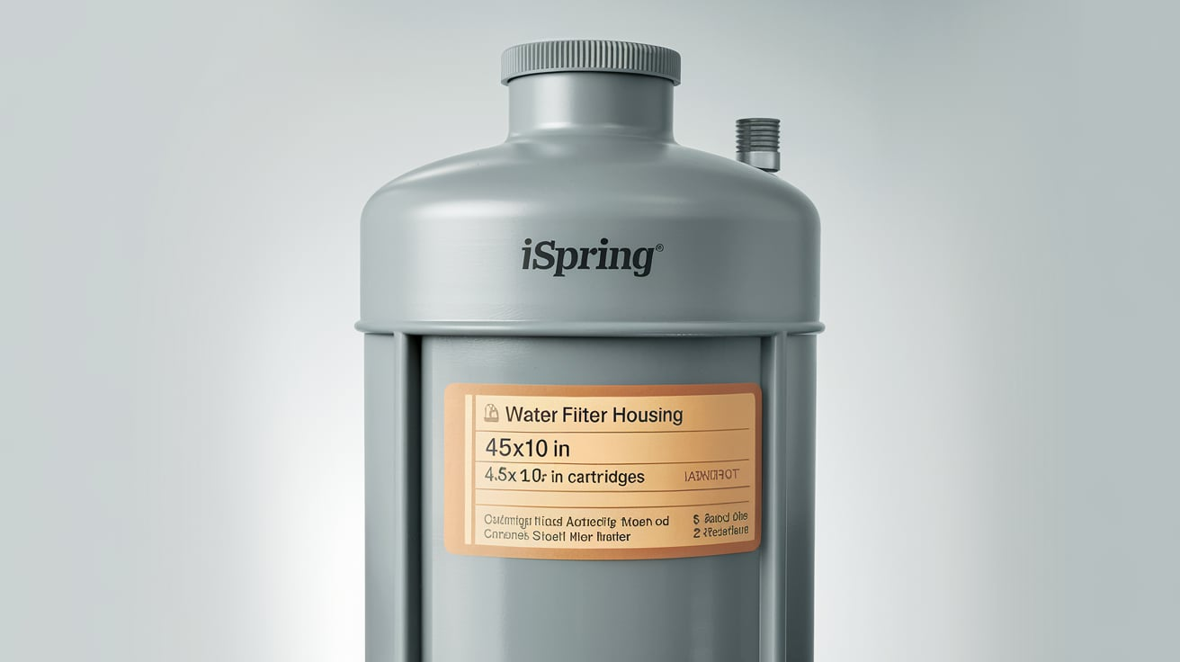 iSpring HB18B Water Filter Housing 4.5x10 in