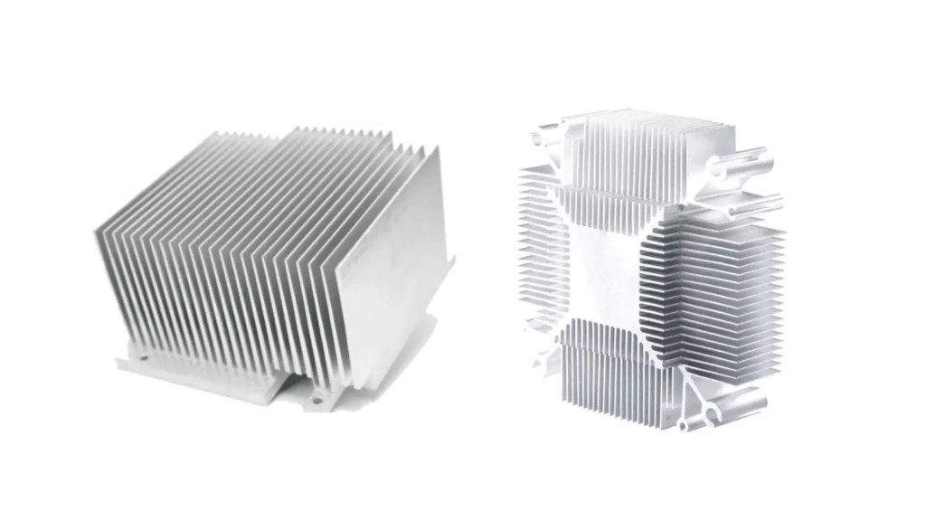 Comparison of a passive and an active heat sink for electronics cooling.