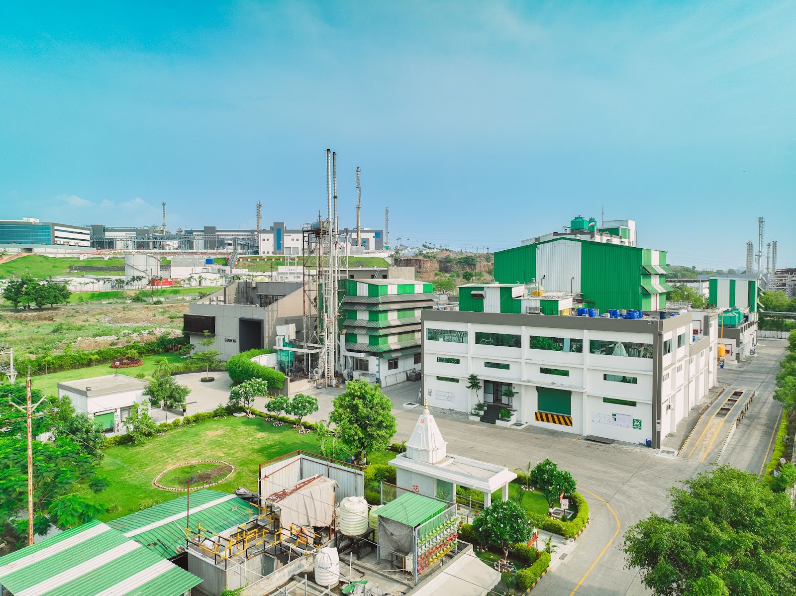 Drone view of Shankara Oraganic Indore captured by Harsh Studio Photography – Best drone photographer in Indore