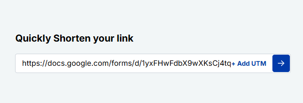 shorten your link