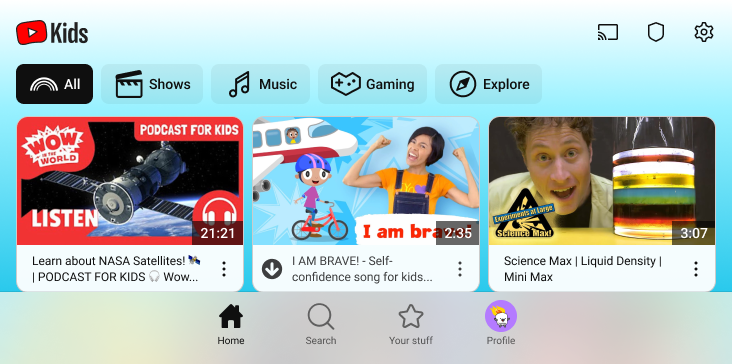 Updates to YouTube Kids on Mobile - YouTube for Families Community