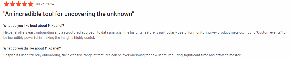 Mixpanel review