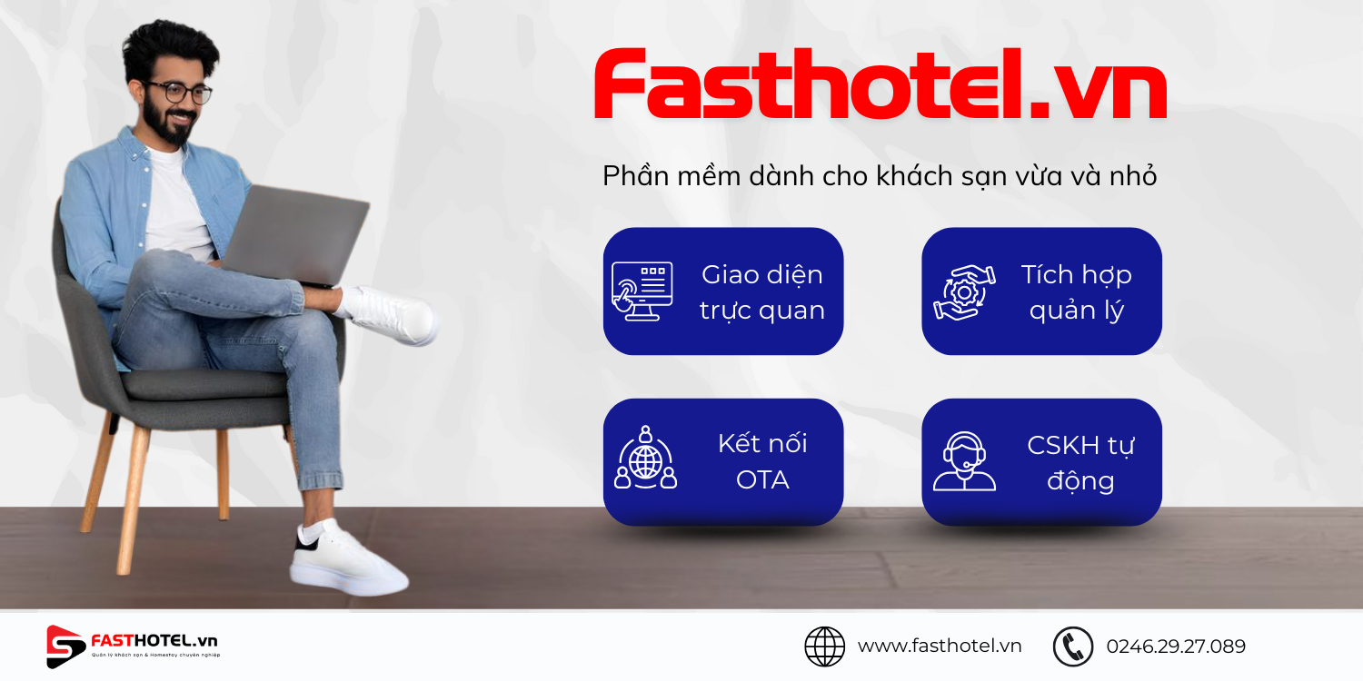 Lựa chọn Fasthotel để quản lý khách sạn hiệu quả
