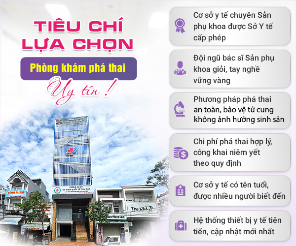 Tiêu chí chọn địa chỉ phá thai an toàn ở Cần Thơ