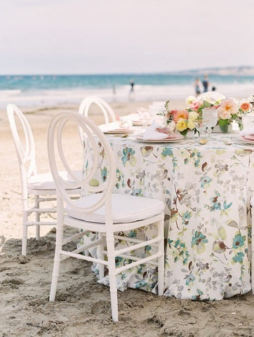 Summer baby shower decorated with a beach theme