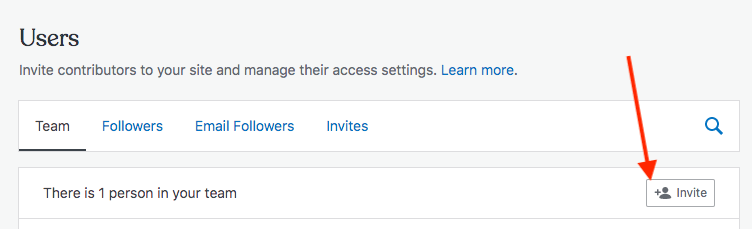 Invite new users on WordPress