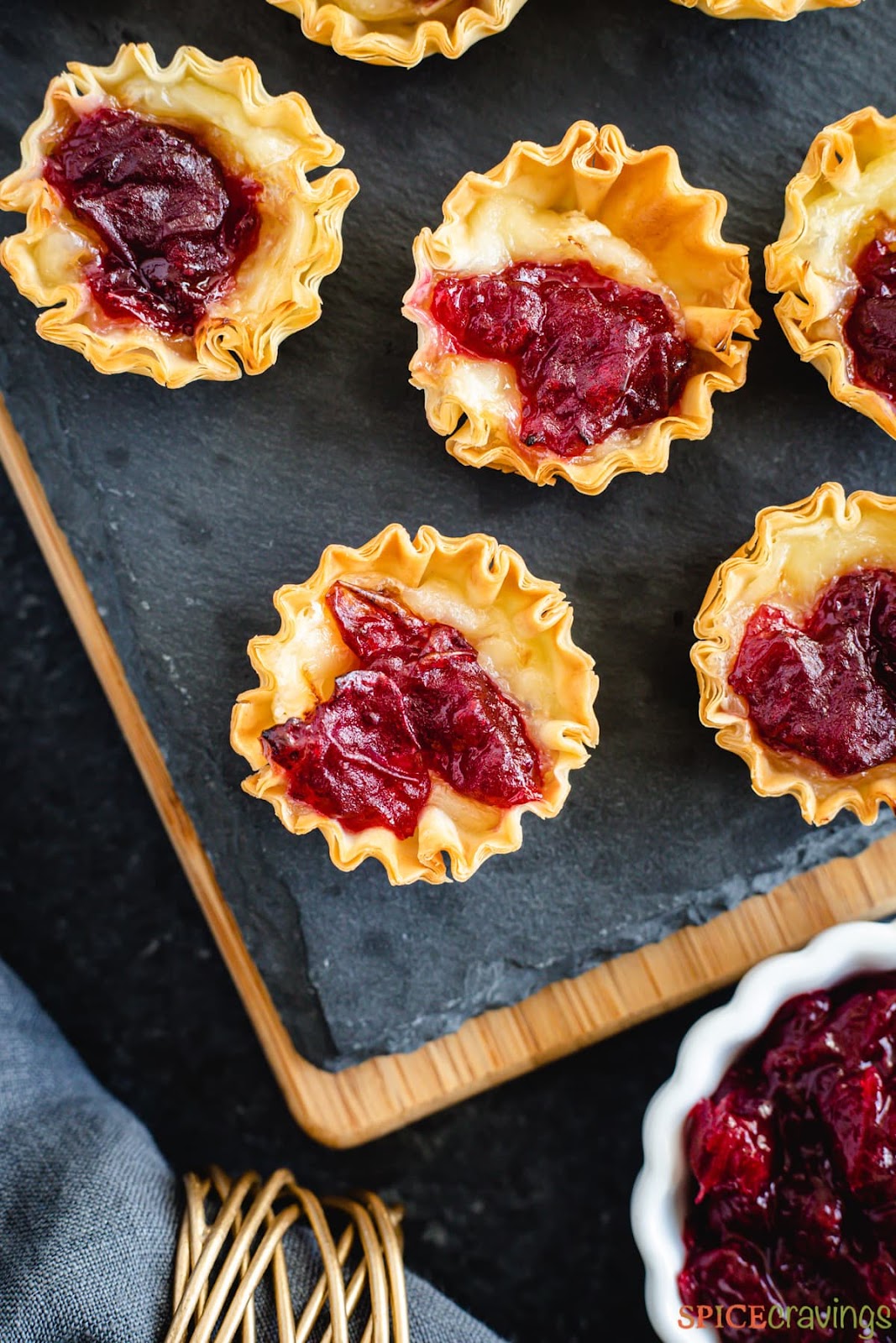 Cranberry Brie Bites