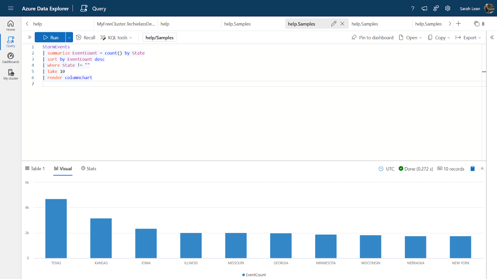 Visualising data with KQL