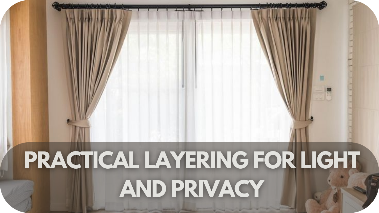 Benefits Of Sheer Curtains For Light And Privacy Control: Practical Layering for Customisable Light and Privacy Control