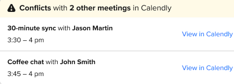 Book over meetings conflict message.jpg