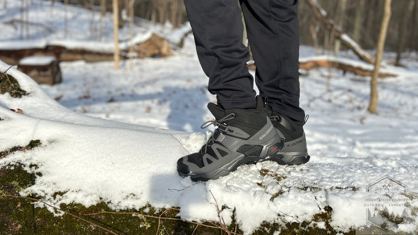 Standing On A Downed Tree with the X Ultra 4 Mid