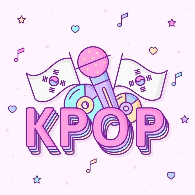 This contains an image of K Pop logo