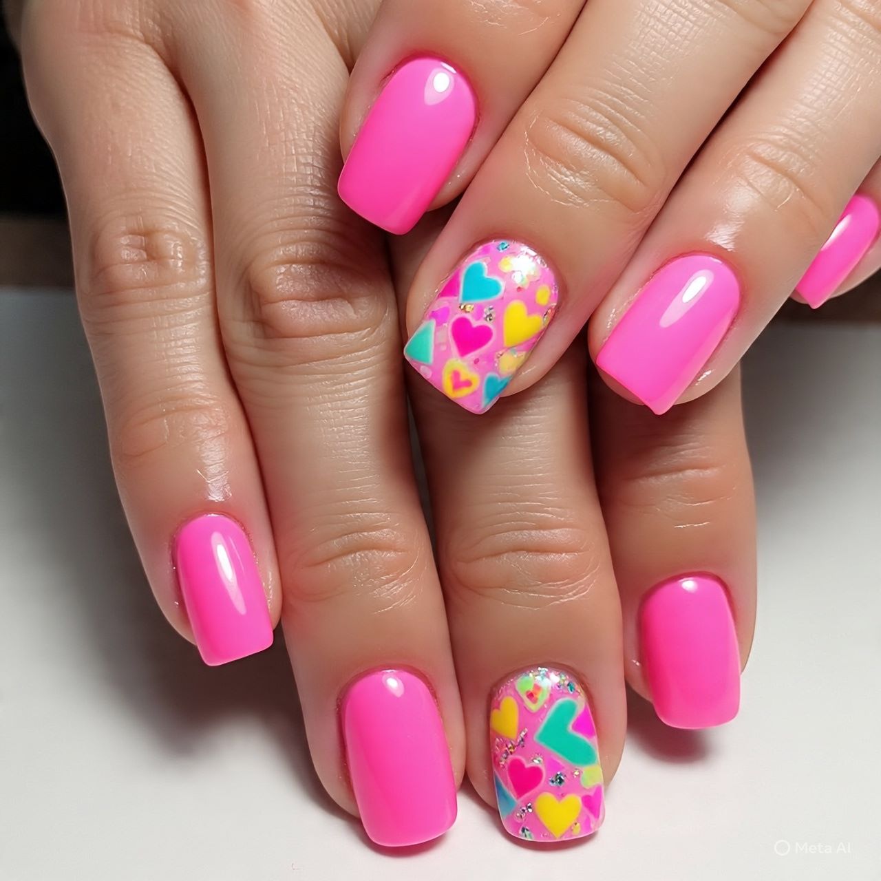 Rosa con Stickers Creativos