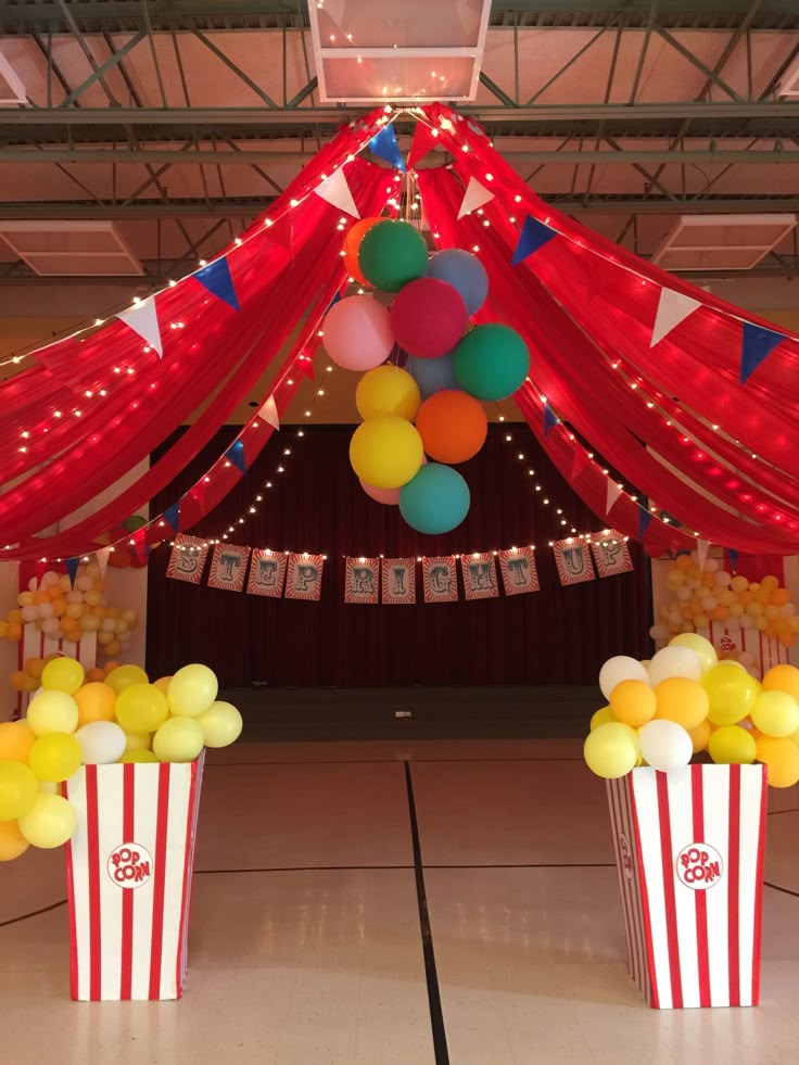 carnival theme high school graduation party idea