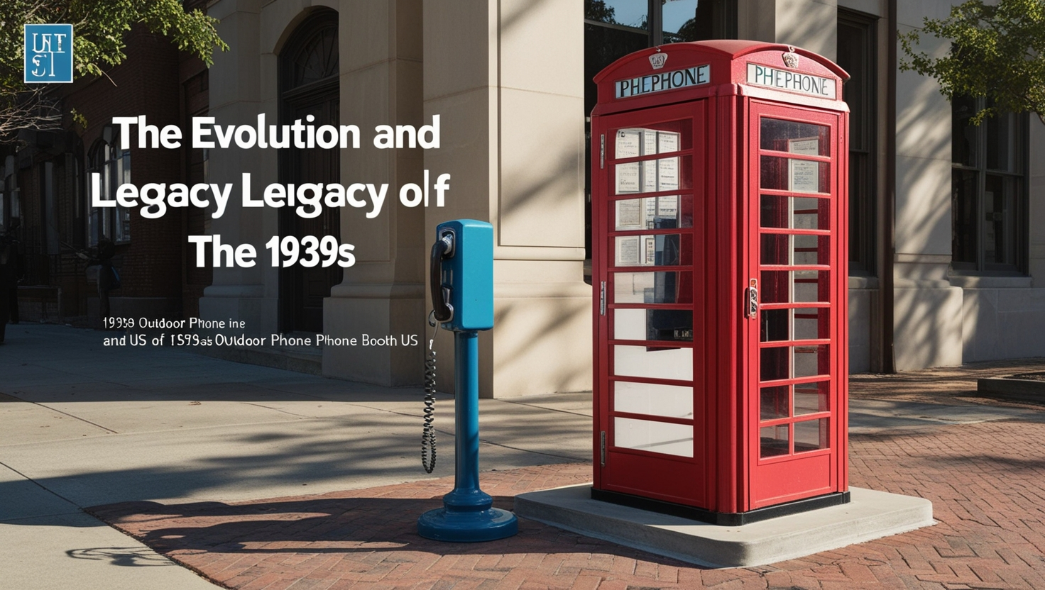 1939s Outdoor Phone Booth in US
