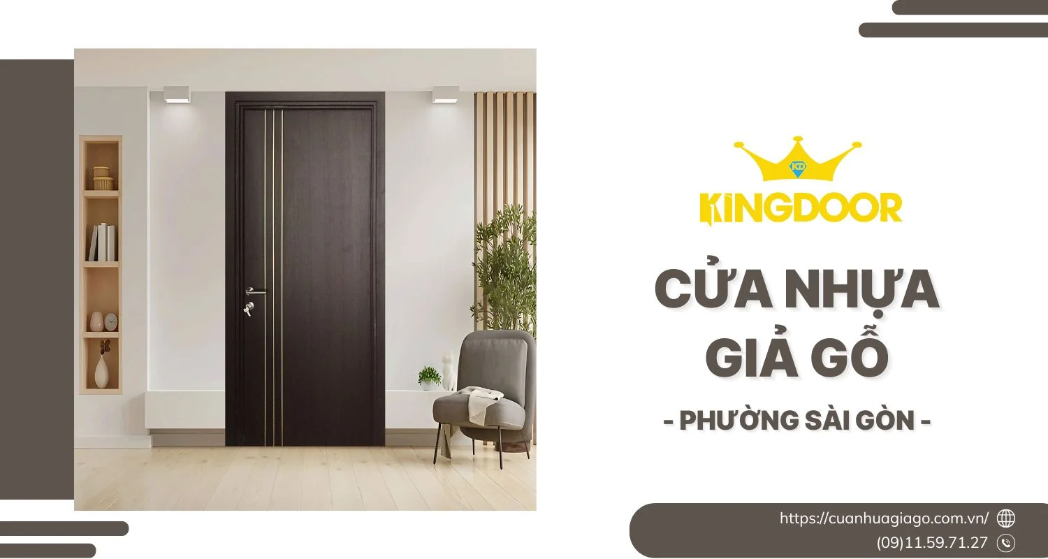 Cửa nhựa giả gỗ tại phường Sài Gòn | Tư Vấn & Báo Giá Online