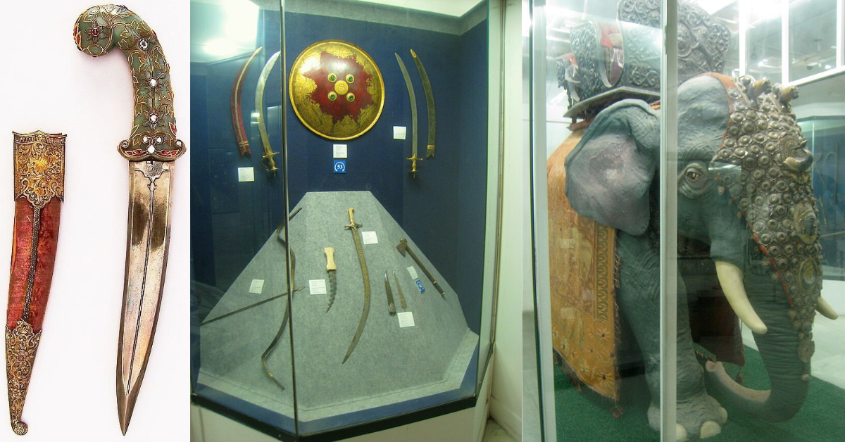 Warangal museum weapons and armor
