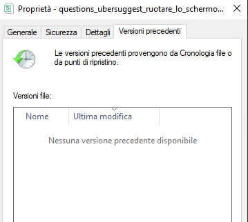 recuperare un file cancellato