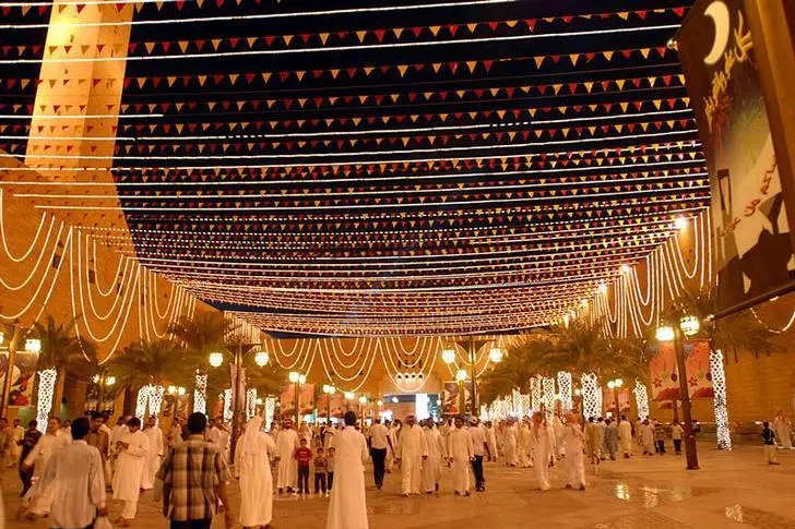 Eid Ul Fitr Decorations in Saudi Arabia - (Credits ZAWYA)