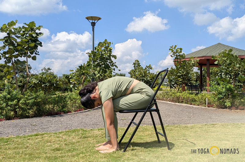 seated forward bend