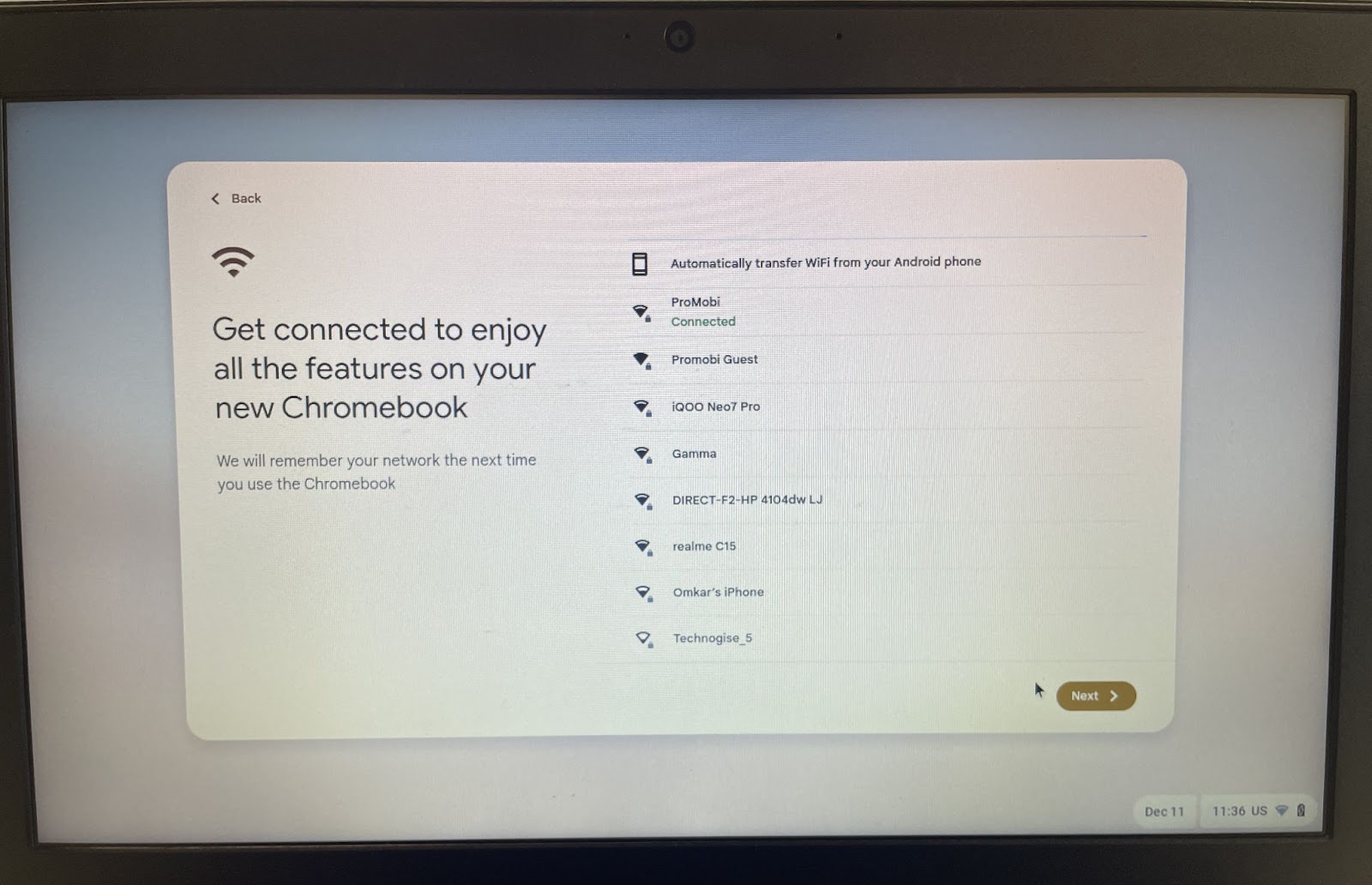 Chromebook enterprise management