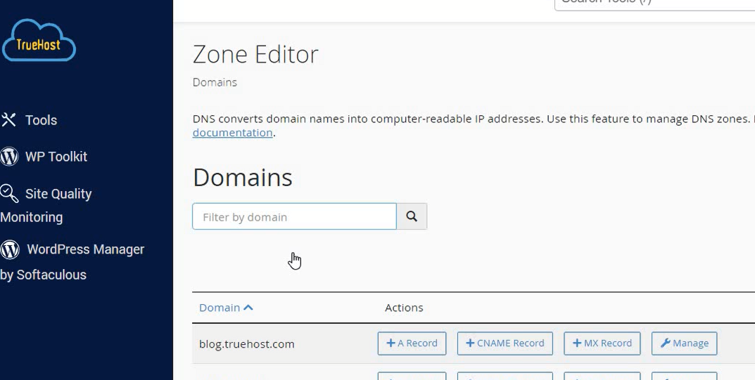 Custom nameservers