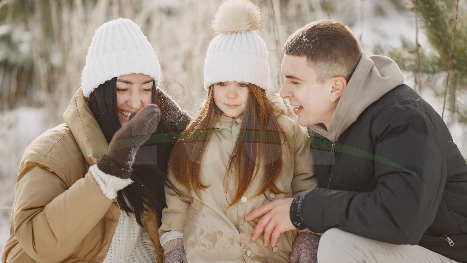 Neutral Winter Family Photo Outfits images 9