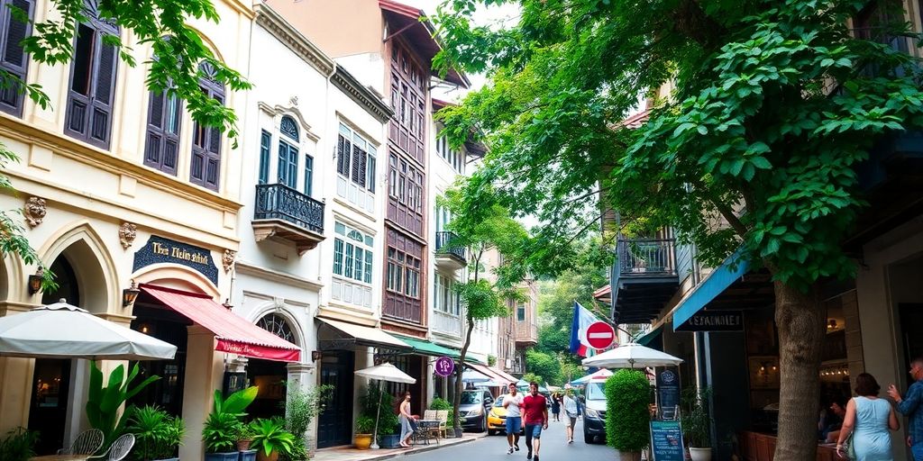 Phuket Town's charming blend of history and modern life.