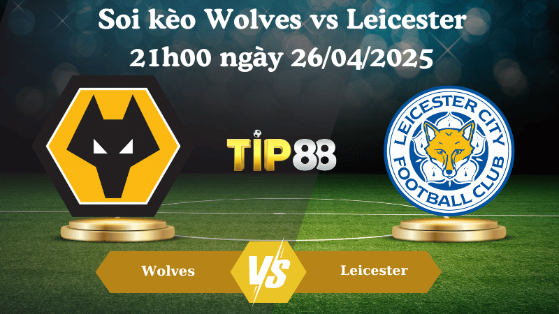 Soi kèo Wolves vs Leicester 21h00 ngày 26/04/2025