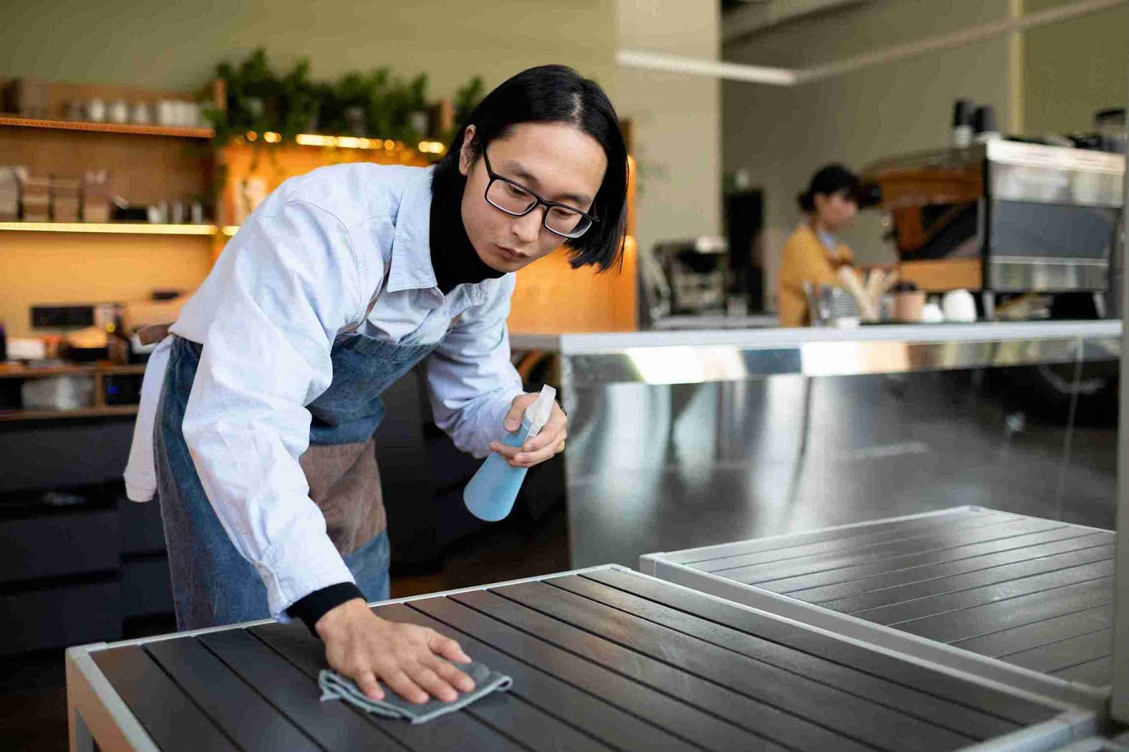 Practical Steps to Perform Clear-Up in a Restaurant