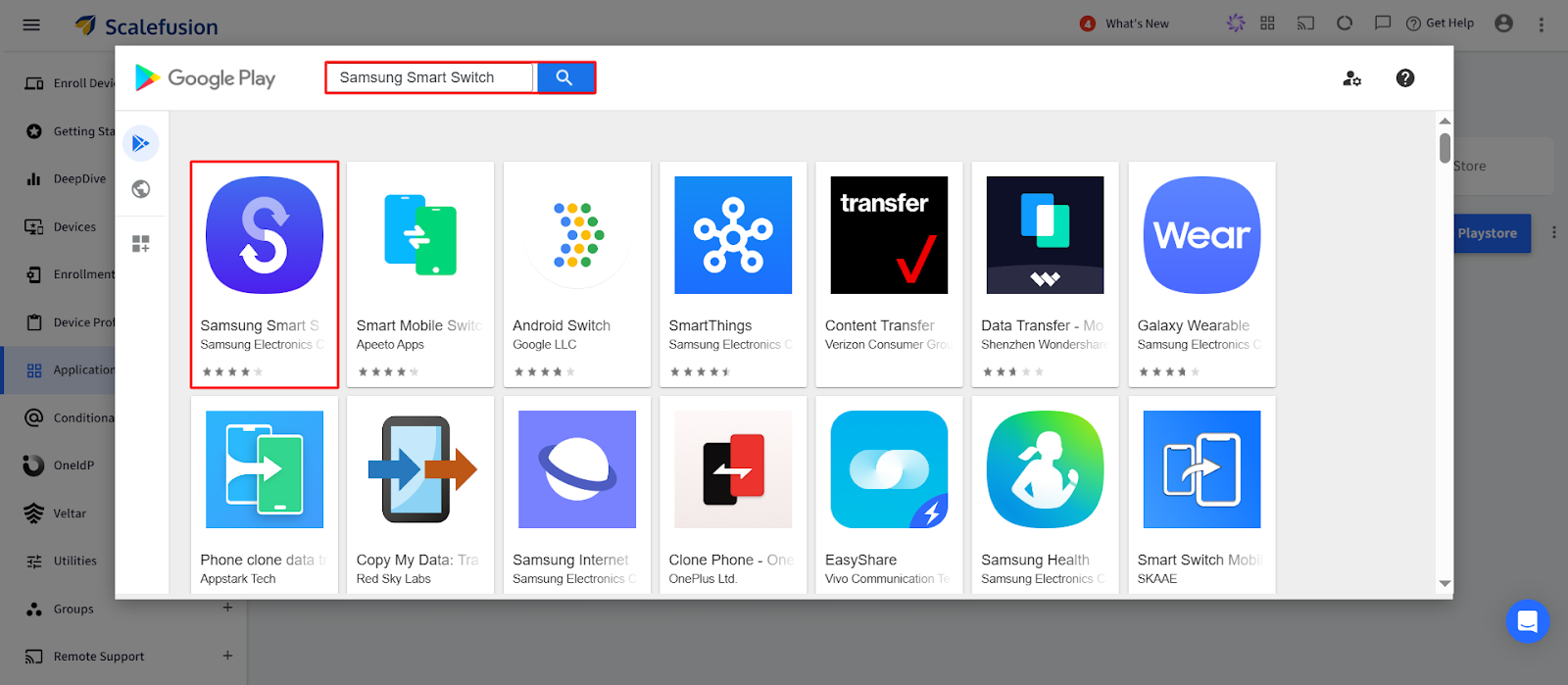 How to enable smart switch