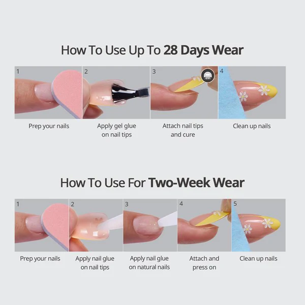 press on nails instructions