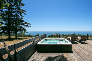 incorporating water features into your deck design hot tub area overlooking view custom built michigan