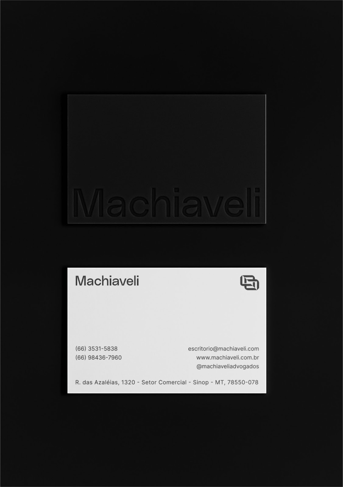 Artifact from the Machiaveli Law Firm: Branding and Visual Identity Redefined article on Abduzeedo