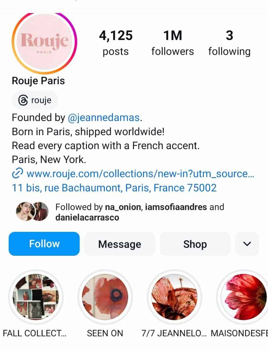 The Top Online Clothing Boutiques from Instagram - Rouje Paris