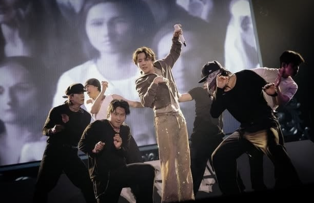A picture of J-Hope on stage