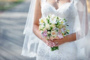 storing a wedding dress