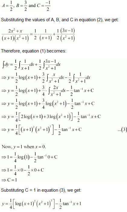 NCERT Solutions class 12 Maths Differential Equations