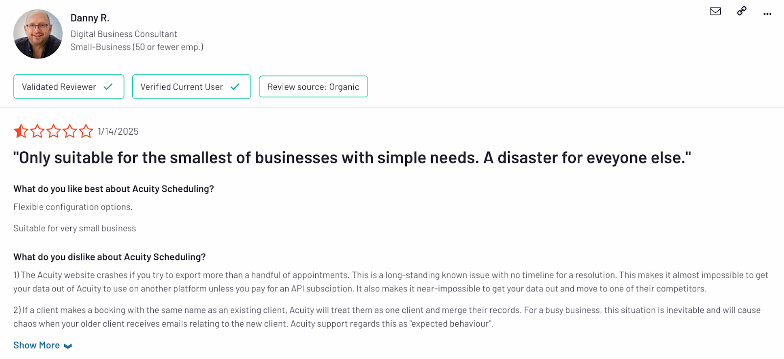 Acuity Scheduling Ratings and Customer Reviews: