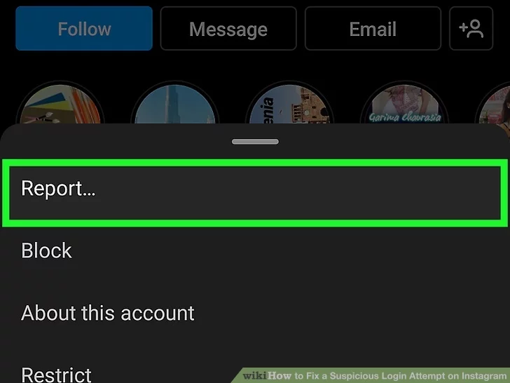 Report Suspicious Behavior