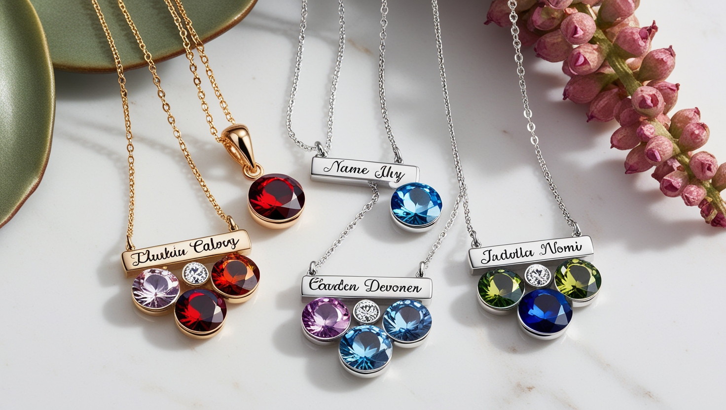 Lark Studio Jewelry Birthstone Necklaces Evergreen CO