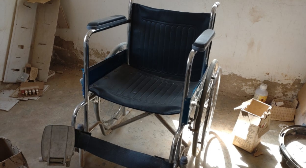 Wheel chair in Dokuma Clinic