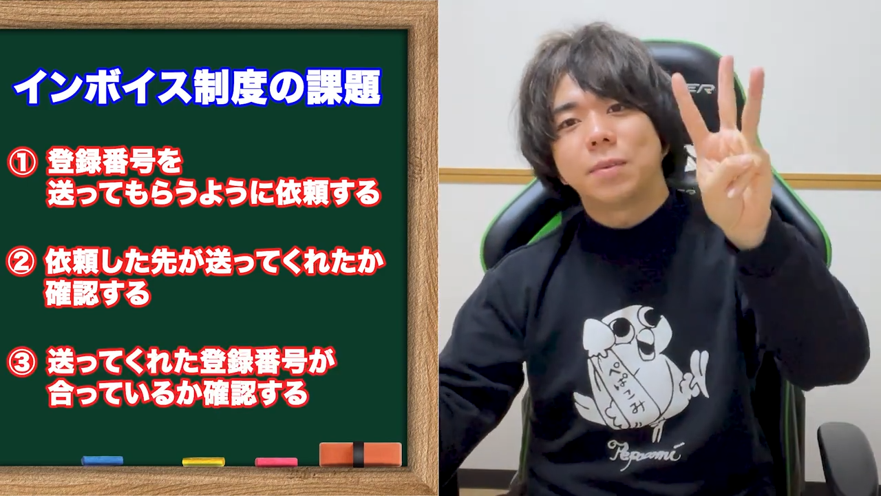 インボイス登録番号収集の主な課題