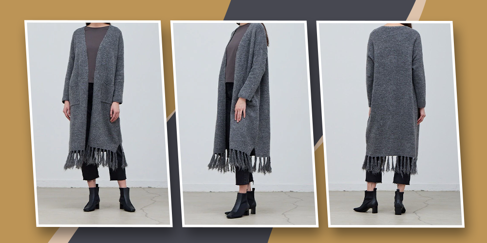 Fringe Long Cardigan